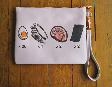 ramen order pouch back